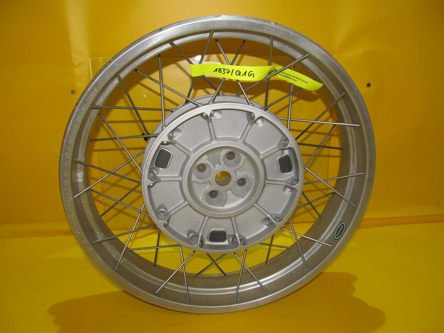 BMW R100 R R80 R GS Hinterrad Felge Rad Akront 2.50x17 1458443 rear wh
